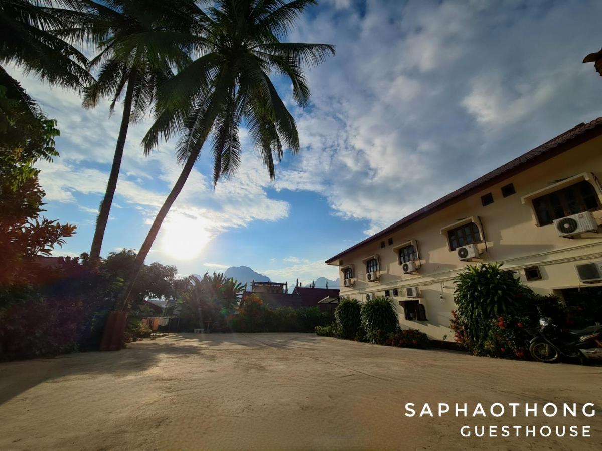 Saphaothong Guesthouse Vang Vieng Eksteriør bilde